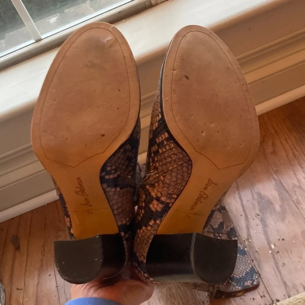 Sam Edelman tall leather snake skin boots - Picture 10 of 14